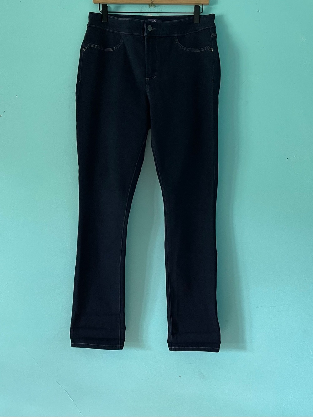NYDJ Janice Denim Legging Jean 10 LiftXTuck Tummy Control Skinny Stretch Dark